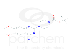 523971 523971_tert-butyl4-4-amino-6-7-dimethoxyquinazolin-2-yl-piperazine-1-carboxylate.png chemical structure