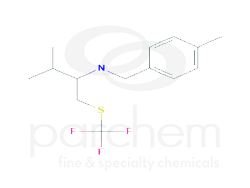 145686 145686_-3-methyl-1-trifluoromethyl-sulfanyl-butan-2-yl-4-methylphenyl-methyl-amine.png chemical structure