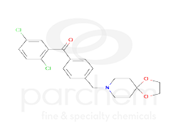 231941 (2-(1,4-dioxa-8-azaspiro[4.5]decan-8-ylmethyl)phenyl)(2,4-dichlorophenyl)methanone chemical structure