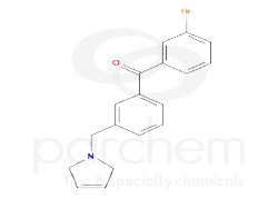 232831 (4-bromophenyl)(4-((2,5-dihydro-1h-pyrrol-1-yl)methyl)phenyl)methanone chemical structure