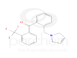 512076 (4-((2,5-dihydro-1h-pyrrol-1-yl)methyl)phenyl)(4-(trifluoromethyl)phenyl)methanone chemical structure