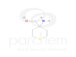 681041 (4-aminotetrahydro-2h-thiopyran-4-yl)methanol chemical structure