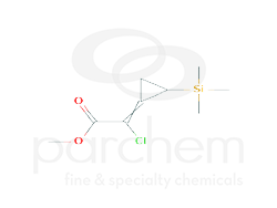 696175 methyl chloro[2-(trimethylsilyl)cyclopropylidene]acetate chemical structure
