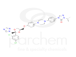 111165 4-[4-[4-[4-[[cis-2-(2,4-dichlorophenyl)-2-(1h-1,2,4-triazol-1-ylmethyl)-1,3-dioxolan-4-yl]methoxy]ph chemical structure