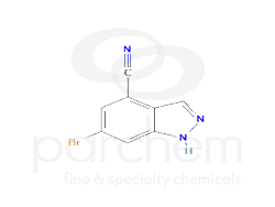 120397 6-bromo-1h-indazole-4-carbonitrile chemical structure