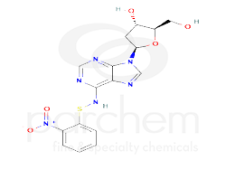 552590 (2r,3s,5r)-2-(hydroxymethyl)-5-[6-[(2-nitrophenyl)sulfanylamino]purin-9-yl]oxolan-3-ol chemical structure