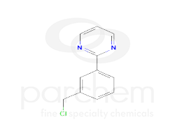 692111 pyrimidine, 2-[3-(chloromethyl)phenyl]- chemical structure