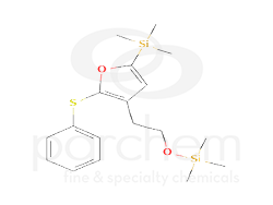 832593 trimethyl{2-[2-(phenylsulfanyl)-5-(trimethylsilyl)furan-3-yl]ethoxy}silane chemical structure