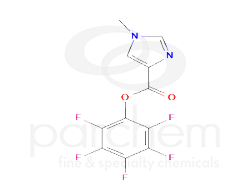 861900 pentafluorophenyl 1-methyl-1h-imidazole-4-carboxylate chemical structure