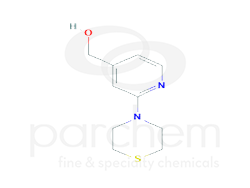 94869 [2-(thiomorpholin-4-yl)pyridin-4-yl]methanol chemical structure