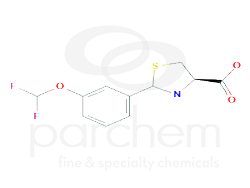 348407 348407_-4s-2-3-difluoromethoxy-phenyl-1-3-thiazolidine-4-carboxylic-acid.png chemical structure